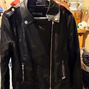 Guess women's leather Biker style jacket
